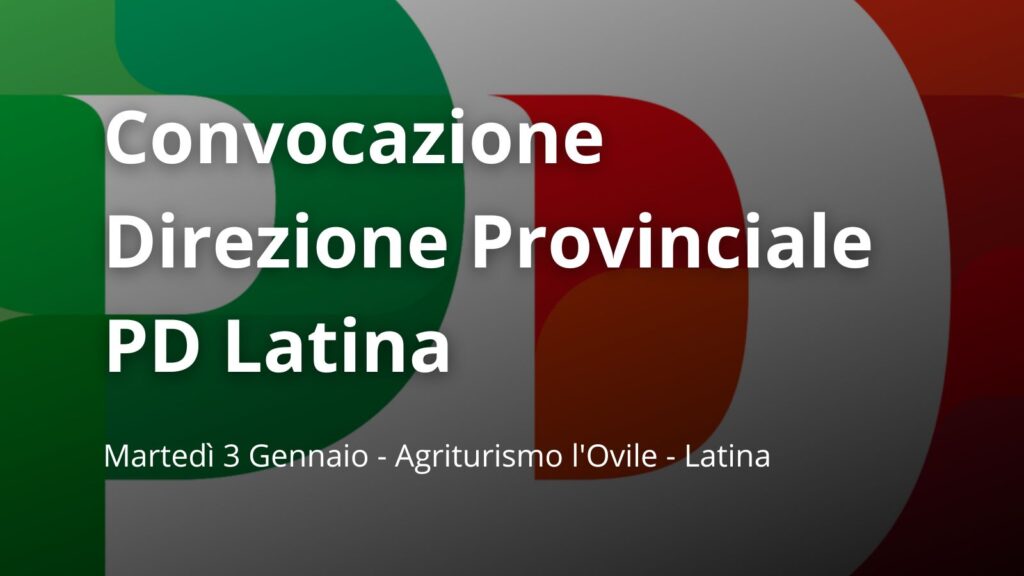 Direzione Provinciale PD Latina
