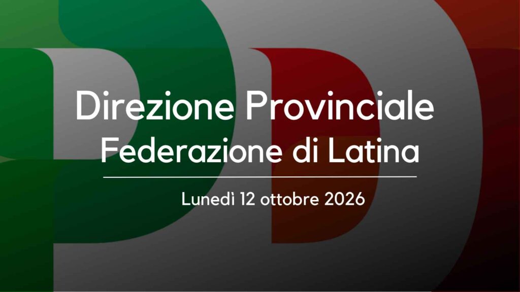 Direzione Provinciale PD Latina